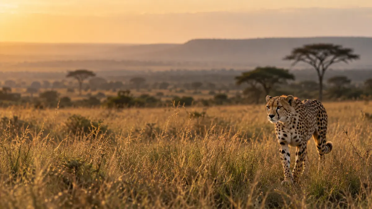 Maasai Mara plains on a three-day safari